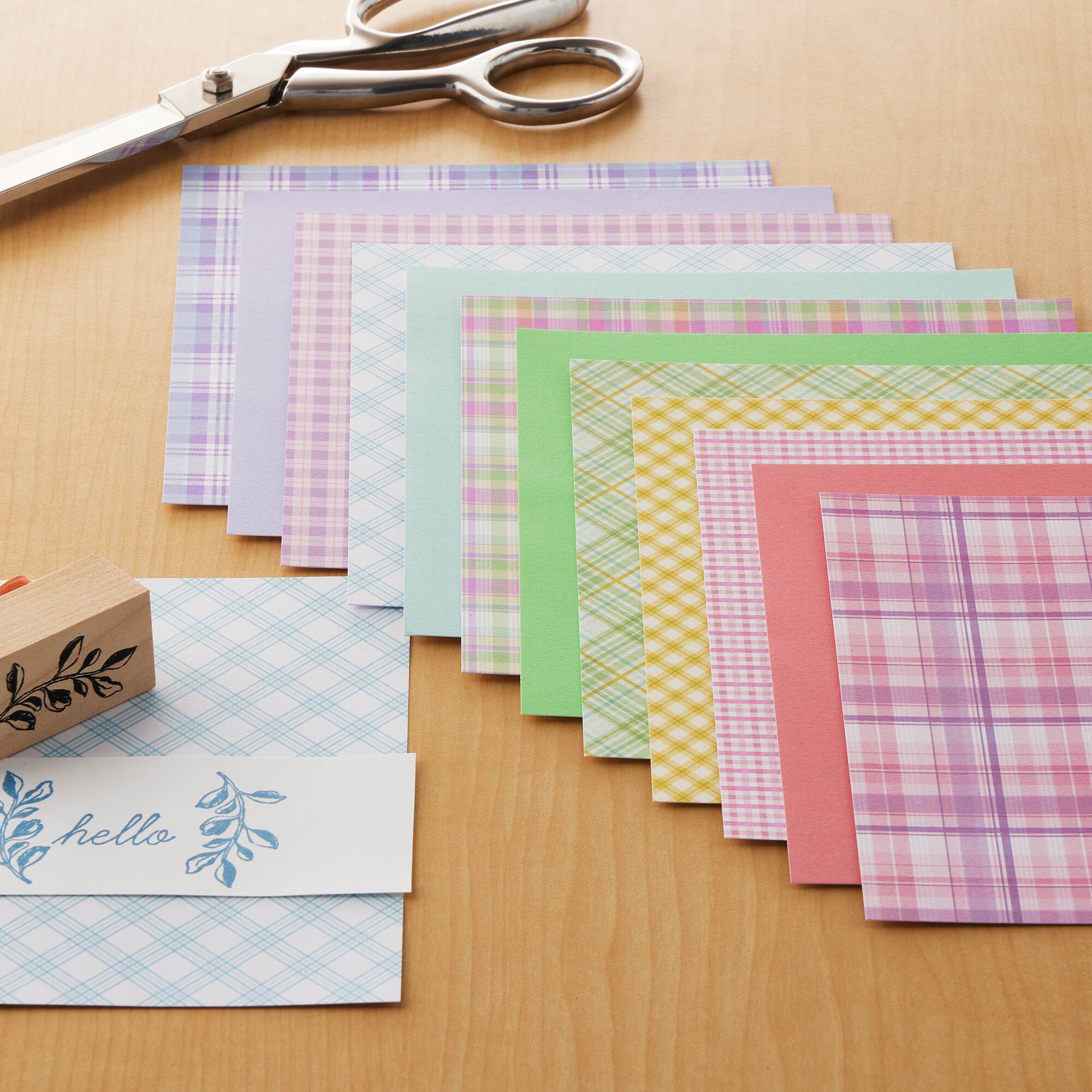 Plaids Paper Pad by Recollections™, 6" x 6"